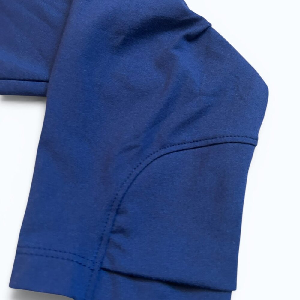 Rhoback Quarter Zip Pullover Medium Blue Floral Collar  Women's Size Medium - Picture 8 of 8